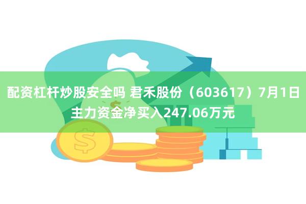 配资杠杆炒股安全吗 君禾股份（603617）7月1日主力资金净买入247.06万元