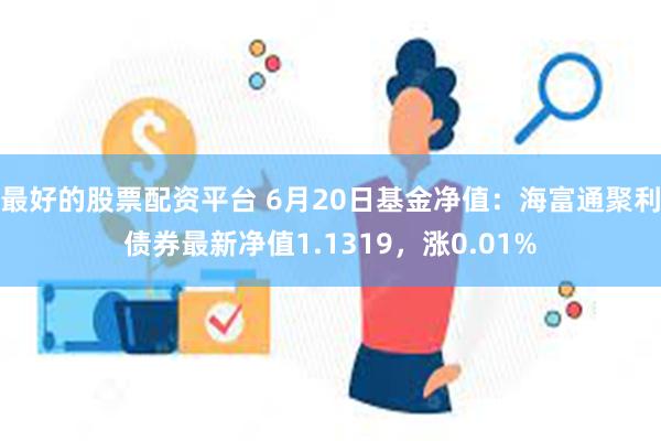 最好的股票配资平台 6月20日基金净值：海富通聚利债券最新净值1.1319，涨0.01%