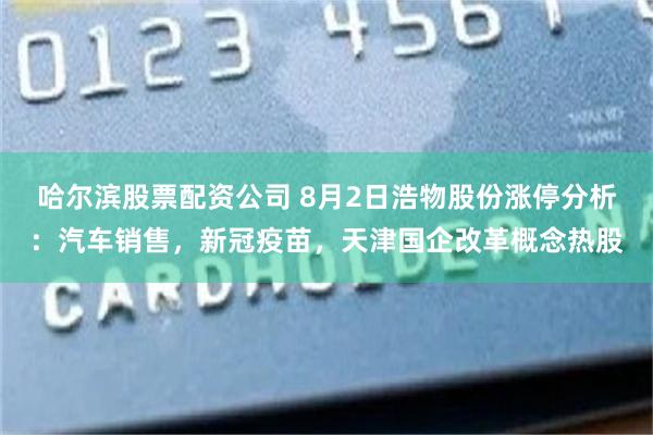 哈尔滨股票配资公司 8月2日浩物股份涨停分析：汽车销售，新冠疫苗，天津国企改革概念热股